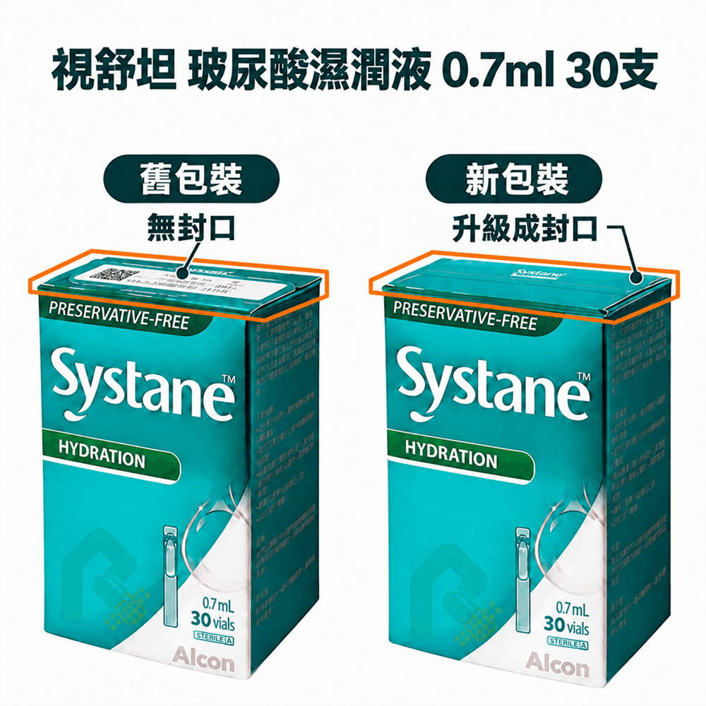 視舒坦 玻尿酸濕潤液 0.7ml 30支 瑞昌藥局