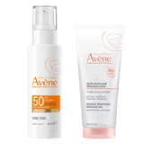 【防曬超值組】AVENE 雅漾 亮彈撫紋防曬超值特惠組(亮彈撫紋防曬乳SPF50 40ml+活泉舒緩卸妝凝膠 100ml)第1張小圖
