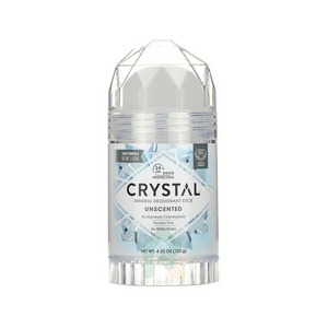 灰色包裝! CRYSTAL Body Deodorant 礦物淨味棒 長效體香石 120g(不含鋁鹽) 非止汗劑