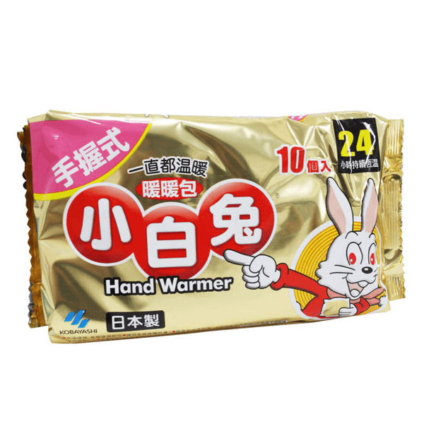 日本桐灰小白兔(手握式) 暖暖包24HR 10入/包