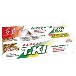 T.KI 鐵齒蜂膠牙膏 144g/條