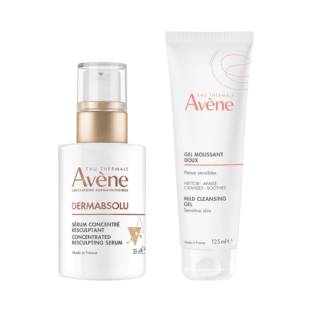 【特惠組】AVENE 雅漾 極致彈潤精萃Pro 30ml + 舒護活泉潔膚凝膠 125ml