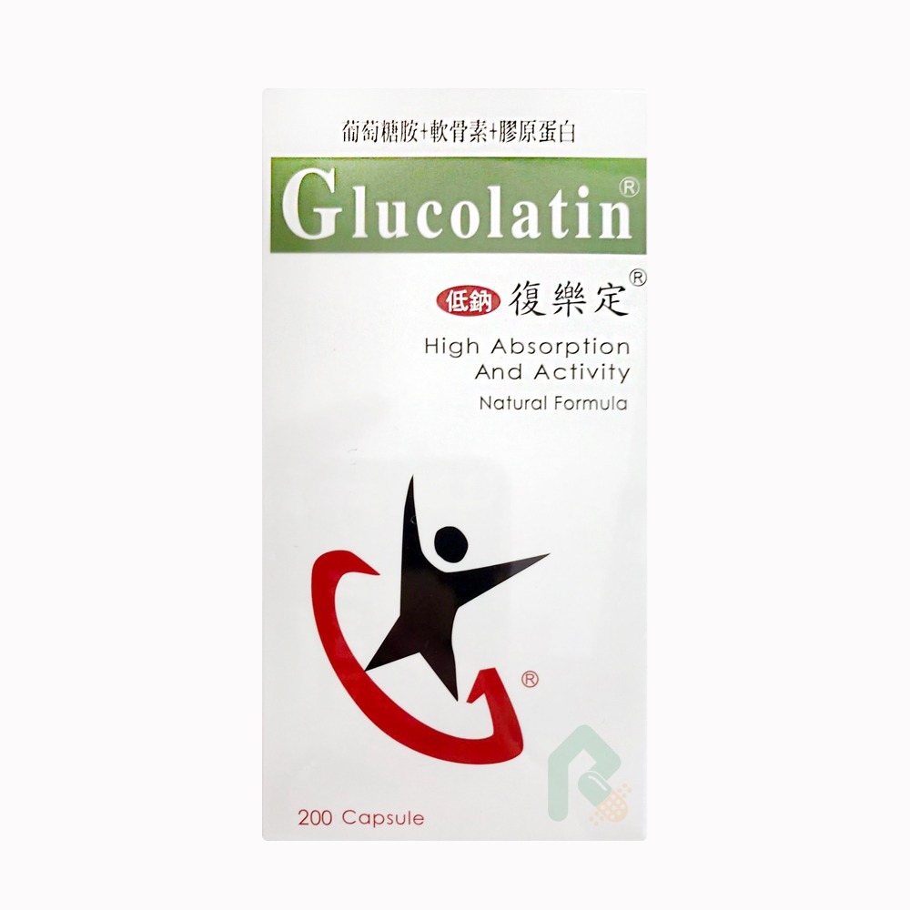 杏懋 GLUCOLATIN 復樂定 200顆 葡萄糖胺+軟骨素+膠原蛋白