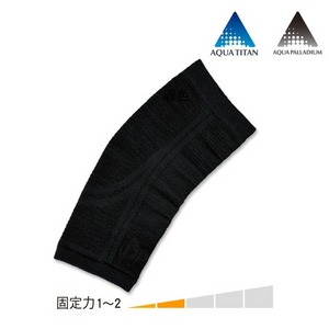 銀谷 Phiten 膝蓋護套(Soft Type/黑色) 尺寸L-LL