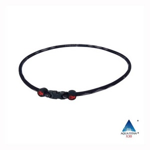 銀谷 Phiten X30黑灰色-項圈55cm