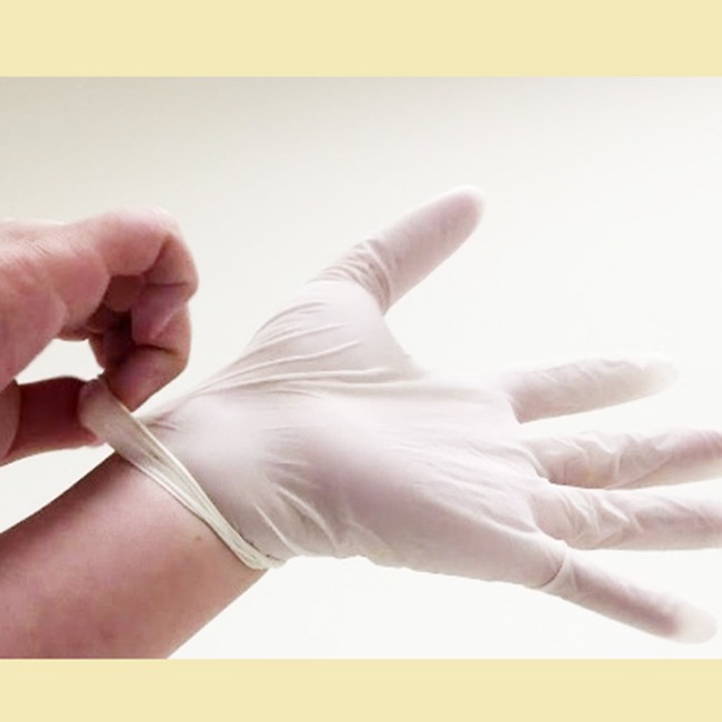 PVC塑膠手套 無粉檢診手套 M 100枚/盒(未滅菌)