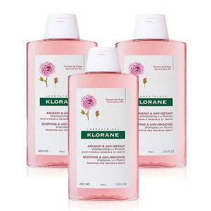 【3入組】KLORANE 蔻蘿蘭 速效舒敏洗髮精 400ml