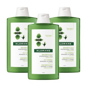 【3入優惠組】KLORANE 蔻蘿蘭 控油洗髮精400ml