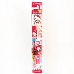 日本EBISU HELLO KITTY 3歲以上兒童用軟柄牙刷 隨機色出貨