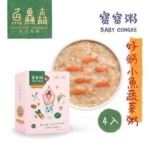 魚鱻森 寶寶粥 150g 4入/盒(小魚蔬菜)