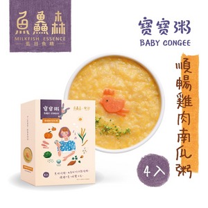 【10盒組】魚鱻森 寶寶粥150g 4入/盒 (雞肉南瓜)