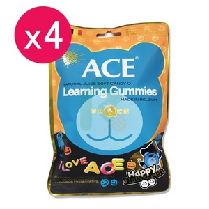 【4入組】ACE 字母Q軟糖48g 維奇聰明軟糖系列