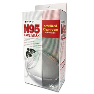 LAITEST 萊潔 N95醫療防護口罩 20片/盒