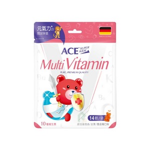 ACE SUPER KIDS  綜合維他命軟糖 14顆/袋 素食可
