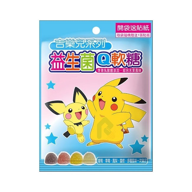 吉樂兒 寶可夢益生菌Q軟糖 25g