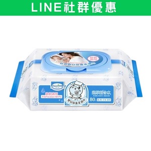 【社群優惠】貝恩 嬰兒保養柔濕巾 80抽 濕紙巾