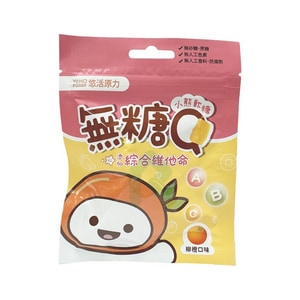 悠活原力 小悠活無糖Q小熊軟糖 綜合維他命 25g 柳橙口味