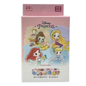 ONEDER 旺達 迪士尼公主系列貼繃-好朋友 OK繃 舒適貼繃(20片/盒)
