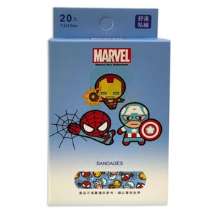 ONEDER 旺達 復仇者聯盟系列貼繃-好朋友 OK繃 舒適貼繃(20片/盒)