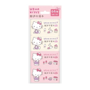 Hello Kitty超迷你隨身包濕巾 8抽*8包