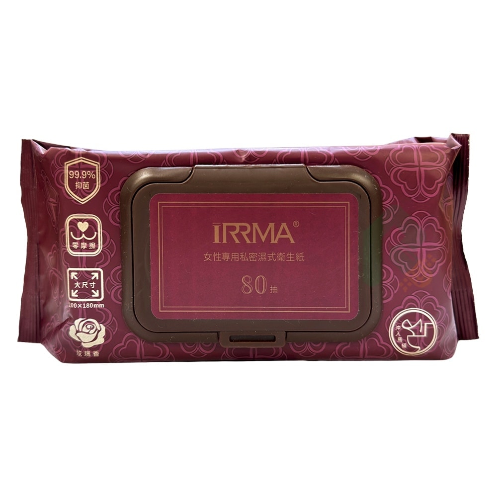 IRRMA 伊兒瑪 女性專用私密濕式衛生紙 80抽/包