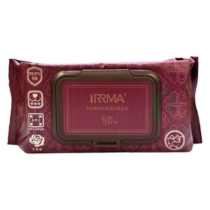 IRRMA 伊兒瑪 女性專用私密濕式衛生紙 80抽