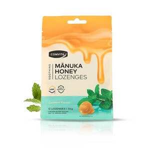 Comvita 康維他 UMF 10+ 蜂膠麥蘆卡蜂蜜潤喉糖 (薄荷) 12粒/包