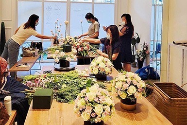 《AAFF巴黎花藝檢定》 NIVEAU I（初級）