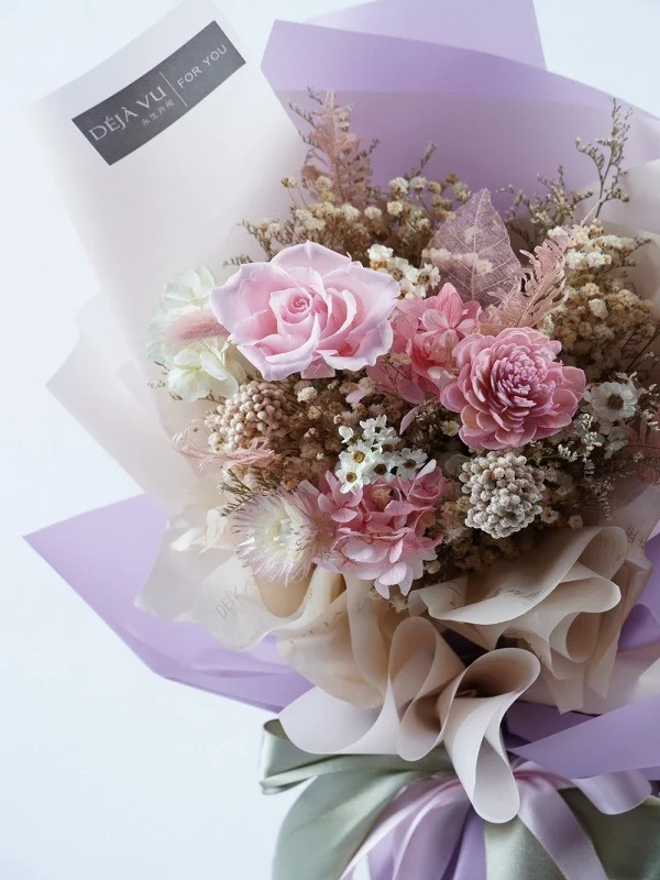 《不雕花創業實戰課》永生花束(中型)