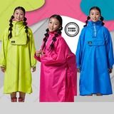 背包擴充兒童連身式炫彩雨衣 5-4第1張小圖