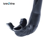 Breathe 自由潛水專用可折式矽膠浮潛呼吸管(無排水閥)第4張小圖