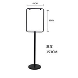 圓管框 不鏽鋼管雙面告示牌第2張小圖