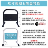 鍍鋅管小拒馬 客製化印刷款第2張小圖