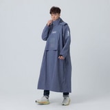 BrightDay  TPU輕量半斜開雙拉鍊連身雨衣(T1) 第4張小圖