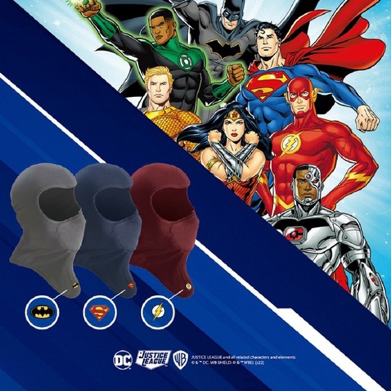 淨對流Xpure｜抗霾騎士頭套V2.0 (DC正義聯盟系列-3入-Superman／Batman／The Flash)