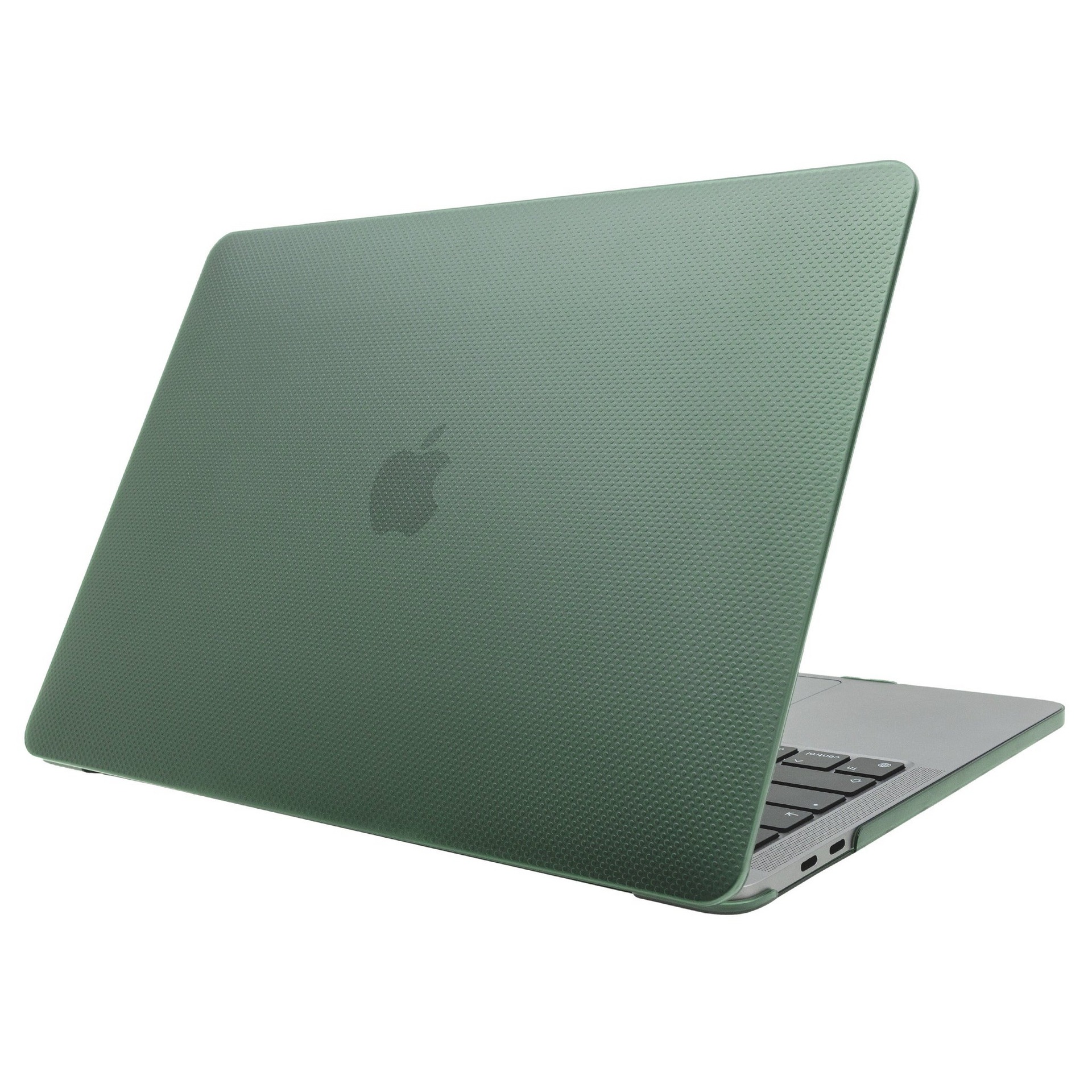 Touch MacBook 刻文觸感保護殼 透明黑白 碳纖黑
