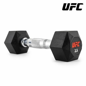 UFC 橡塑八角形啞鈴 2.5kg