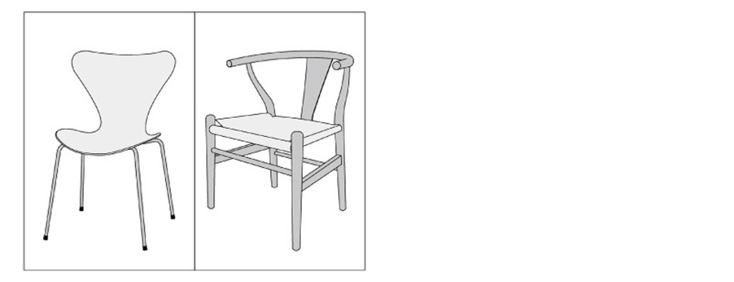 無法使用專用帶子固定的椅子範例