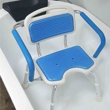 免工具軟墊靠背扶手洗澡椅（台灣製造）第2張小圖