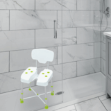 【五星評價】靠背洗臀洗澡椅- 蘋果綠第5張小圖