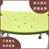 免工具簡易無靠背洗澡椅贈蓮蓬頭掛座第3張小圖