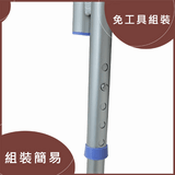 【五星評價】靠背耐重型洗澡椅（含發泡扶手）（台灣製造）紫羅蘭第3張小圖