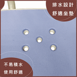 【五星評價】靠背耐重型洗澡椅（含發泡扶手）（台灣製造）紫羅蘭第4張小圖