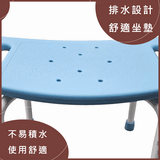 免工具簡易無靠背洗澡椅贈蓮蓬頭掛座第3張小圖