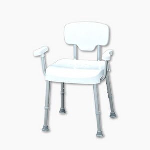 【五星評價】免工具靠背扶手耐重型洗澡椅 ( 台灣製造 )