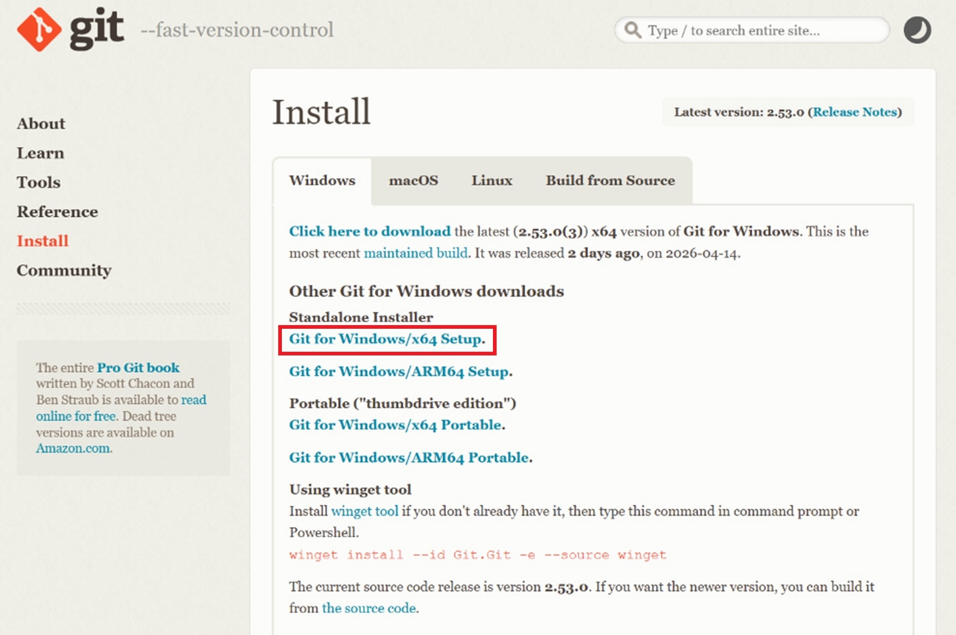 下載Git for Windows