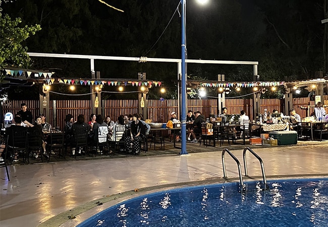 碧海戲水池夜景