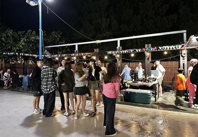 碧海戲水池夜景