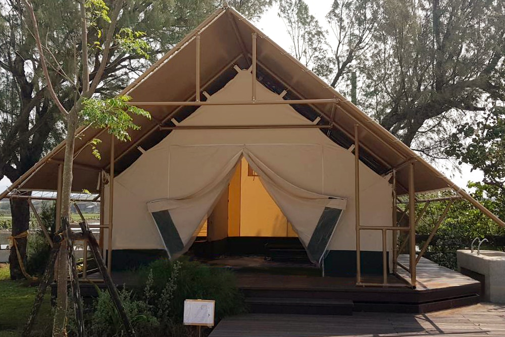 豪華帳篷相較於實體建築的優勢