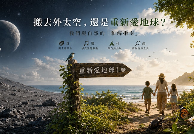 搬去外太空還是與地球自然和解？